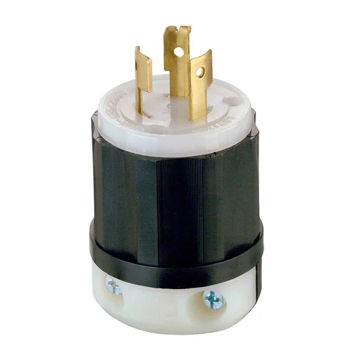 Enchufe Industrial Leviton 20A 250V con Seguro No NEMA 9965-C