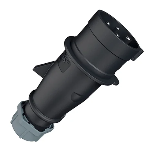 Enchufe Industrial Mennekes 16A 3P+T 500V IP44 Negro 7h