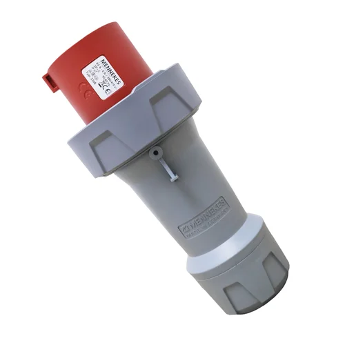 Enchufe Industrial Mennekes PowerTOP Plus 63A 3P+T 415V IP67 Rojo