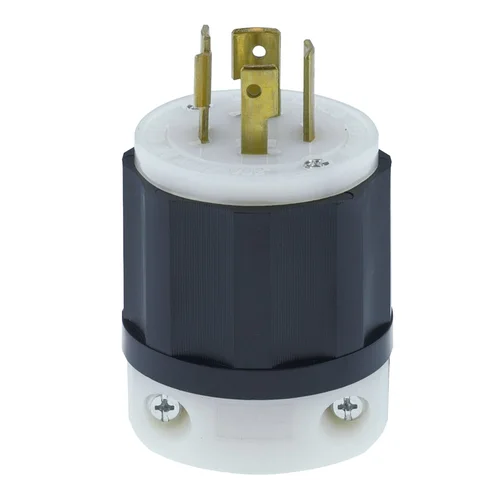 Enchufe Industrial NEMA L15-20P 20A 250V con Seguro Leviton