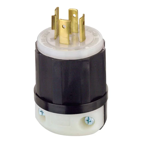 Enchufe Industrial Trifásico NEMA L16-20P 20A 480V con Seguro Leviton