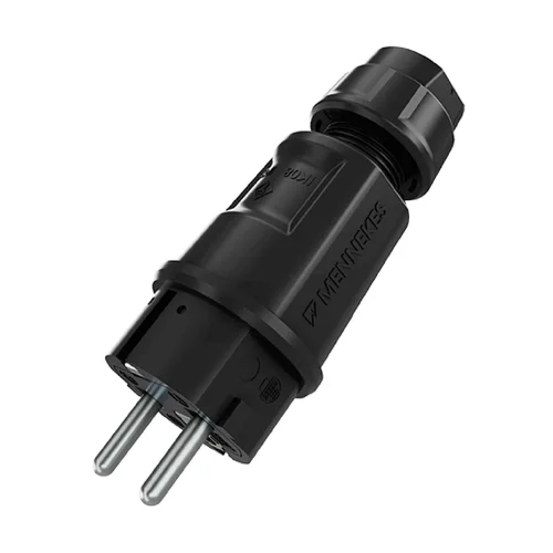 Enchufe Schuko Aéreo Mennekes Negro 16A 2P+T 250V IP54