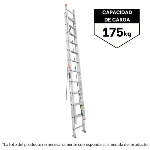 Escalera de Extensión Tipo Ii 20 Peldaños