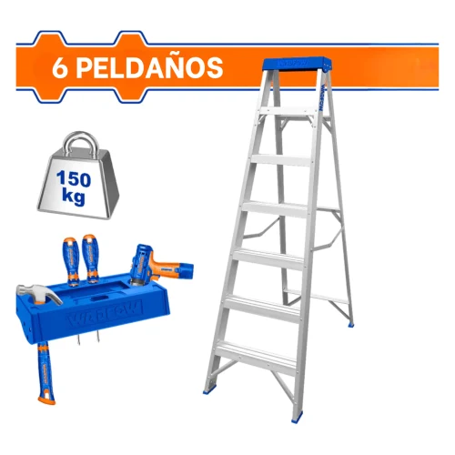 Escalera Tipo Tijera 6 Peldaños