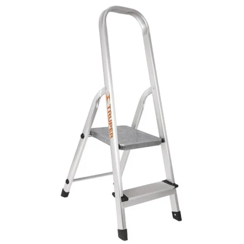 Escalera Tubular 2 Peldaños Aluminio