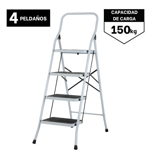Escalera Tubular 4 Peldaños