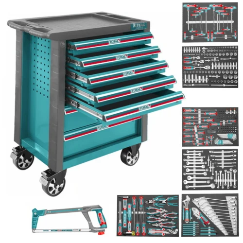 Gabinete Metálico 7 Cajones + 328 Herramientas