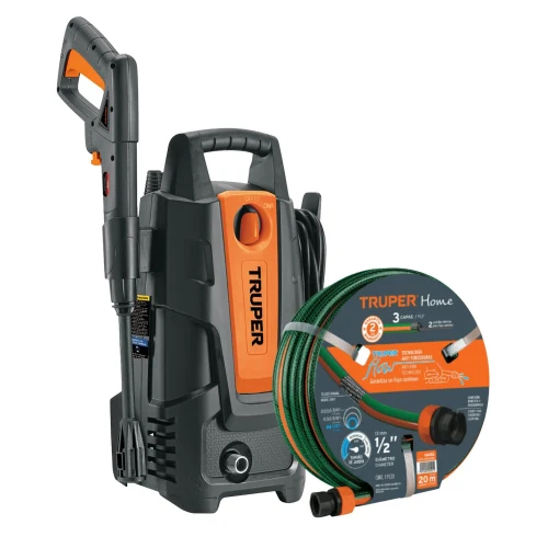 Hidrolavadora 1400W 1500 Psi + Manguera 20 Metros