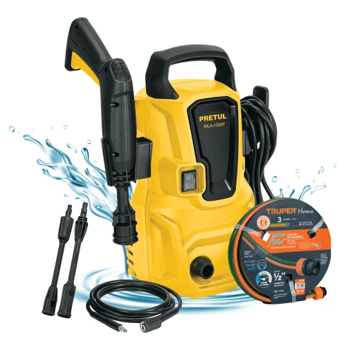 Hidrolavadora Electrica 1350Psi 1200W + Manguera 10M