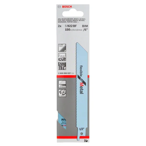 Hoja de Sierra Sable S 922 Bf 6" para Metal