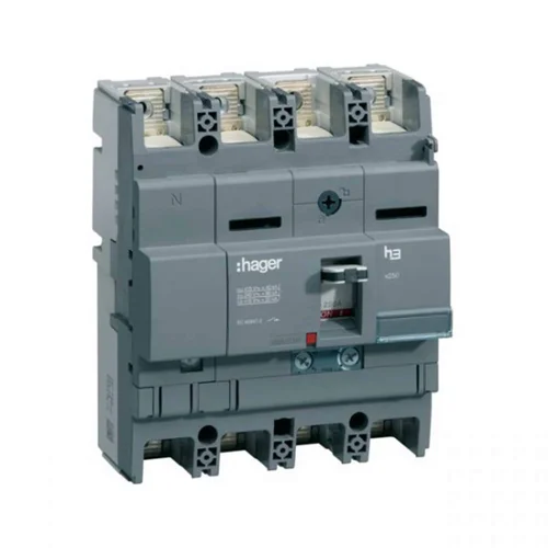 Interruptor Caja Moldeada Regulable Hager H3 x250 4P 250A 85kA