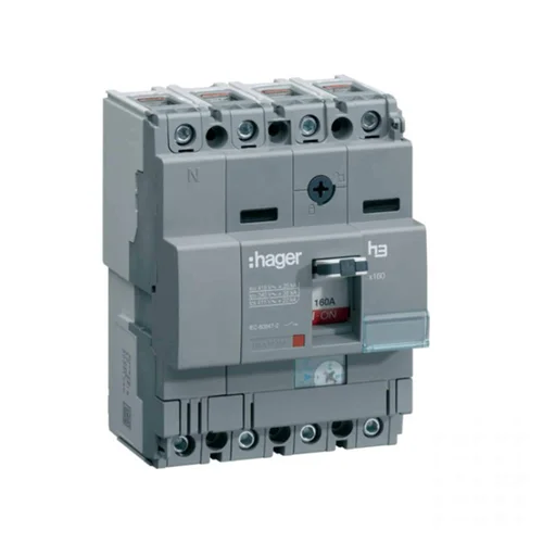 Interruptor de Caja Moldeada Hager 4P 100-160A 85kA 240V