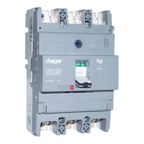 Interruptor de Caja Moldeada Hager H3 x250 3 Polos 250A 35kA