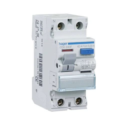 Interruptor Diferencial Superinmunizado Hager 2P 63A 30mA Tipo A