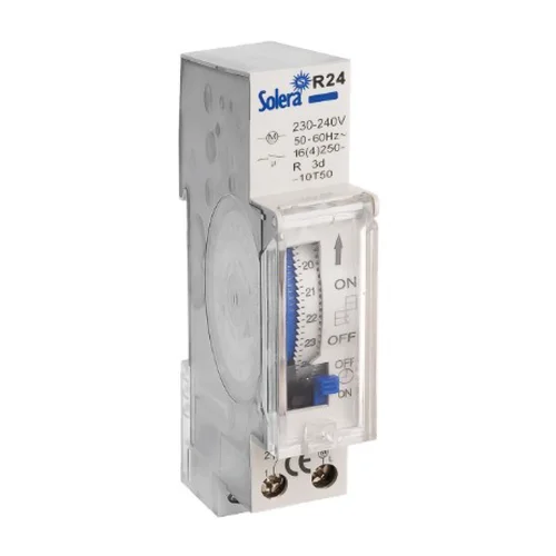 Interruptor Horario Analógico Solera R24 de 24 Horas 230V AC
