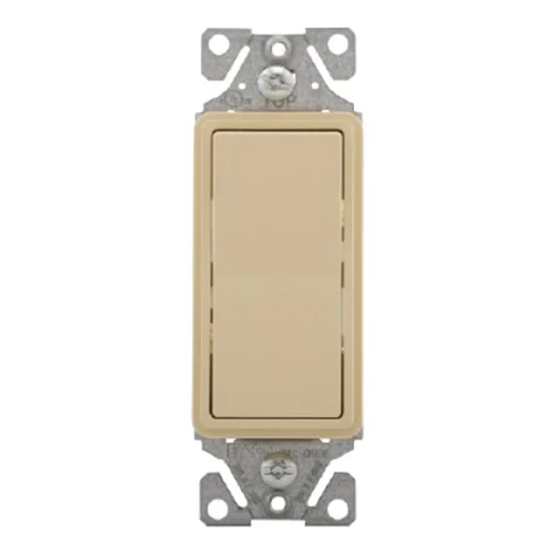 Interruptor Simple Decora Conmutación 15A con Línea a Tierra 250V Marfil SISSA
