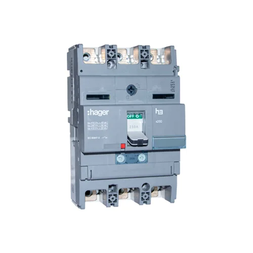 Interruptor Termomagnético Caja Moldeada Hager 3P 157.5-250A 85kA 230V
