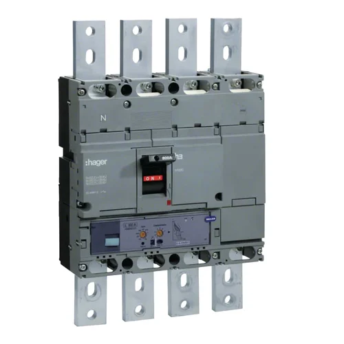 Interruptor Termomagnético Caja Moldeada Hager H3e 4P 630A 85kA
