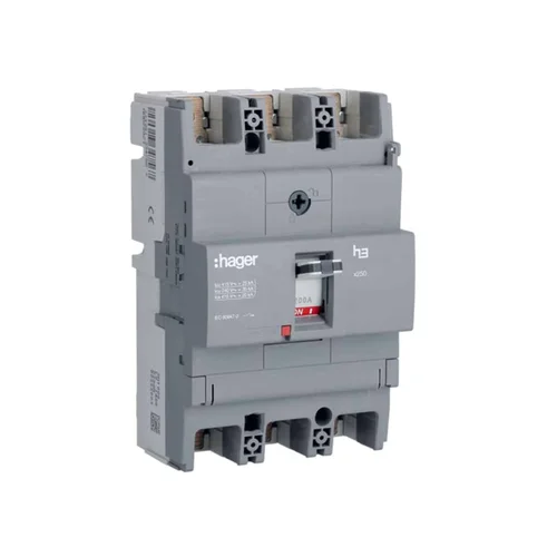 Interruptor Termomagnético de Caja Moldeada Hager 3P 200A 35kA H3 x250