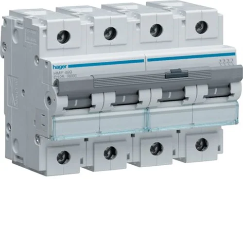 Interruptor Termomagnético Hager 4P 125A Curva C 10kA 400V
