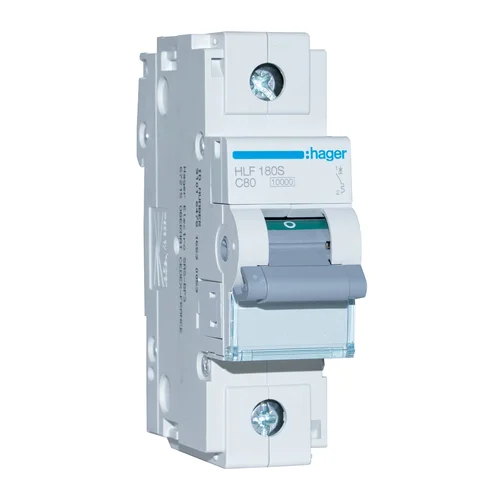 Interruptor Termomagnético Riel DIN Hager Unipolar 1P 100A Curva C 10kA 400V
