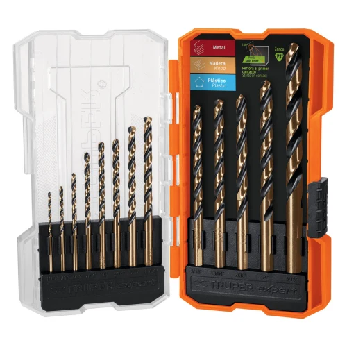 Juego de 13 Brocas Hss para Metal en Estuche