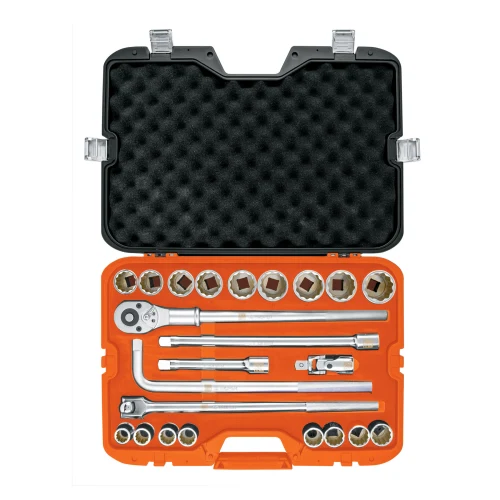 Juego de 23 Herramientas Encastre 3/4" MM para Mecanico