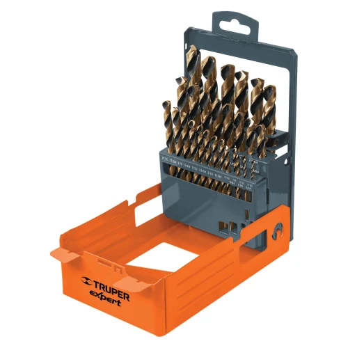 Juego de 29 Brocas Hss para Metal en Estuche Expert