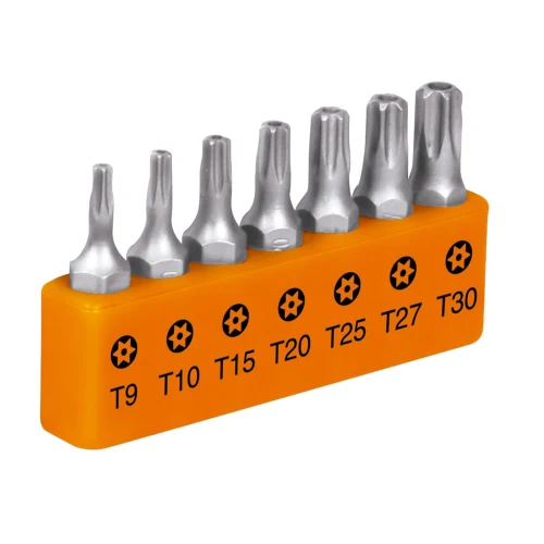 Juego de 7 Puntas Torx Combinadas Largo 1"