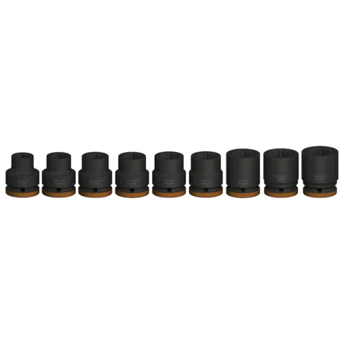 Juego de Dados de Impacto 3/4" Corto 9 Piezas