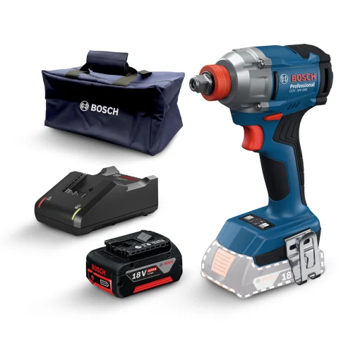 Kit Atorn.impacto 1/2" - 1/4" Gdx 18V-285 con Cargador con Baterías 4.0AH con Bolso