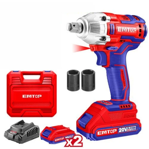 Llave de Impacto 1/2" 20V Batería 2AH y Cargador