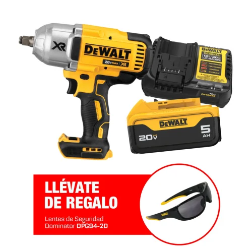 Llave de Impacto 1/2" 20V XR 950NM con Baterías 5AH con Cargador