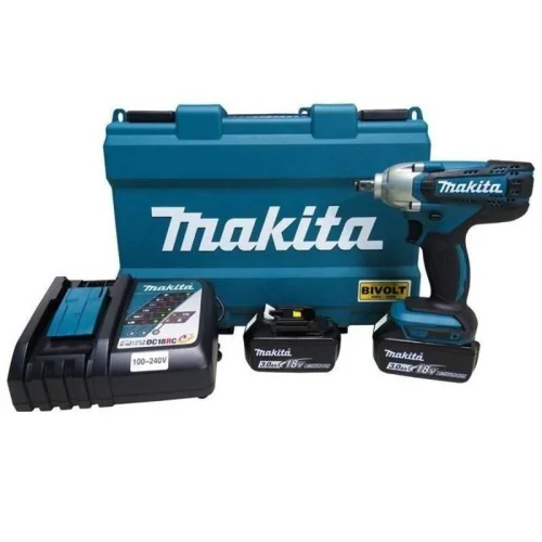 Llave de Impacto Inalámbrico 1/2" 18V Lxt con 2 Baterías y Cargador