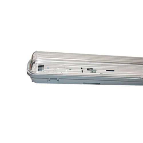 Luminaria Hermética Industrial SISSA 2x18W T8 600mm IP65 IK08
