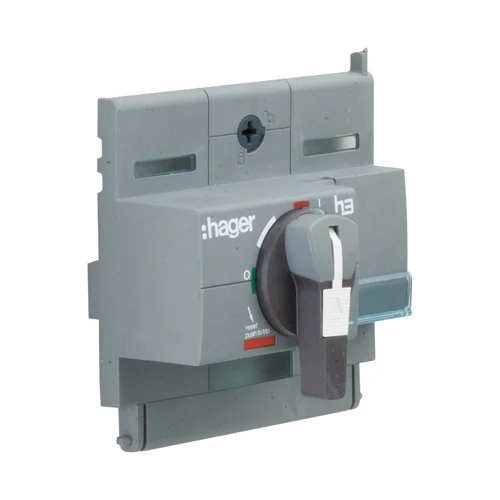 Mando Rotativo Directo Hager HXB030H para Interruptor MCCB h3 x250