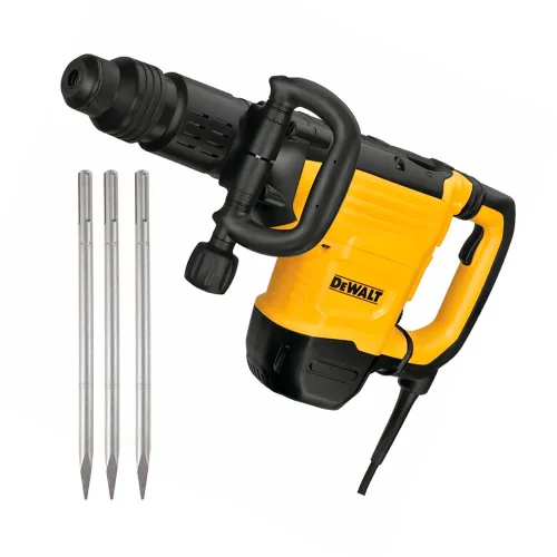 Martillo Demoledor SDS MAX 10KG 17.5J 1600W con 3 Puntas