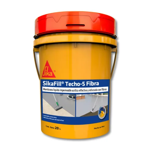 MEMBRANA IMPERMEABILIZANTE SIKAFILL TECHO -5 20L GRIS