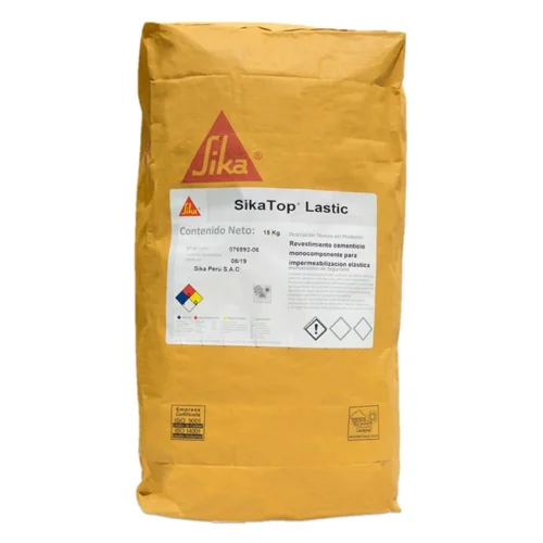 MORTERO IMPERMEABLE CEMENTICIO SIKATOP LASTIC 15KG