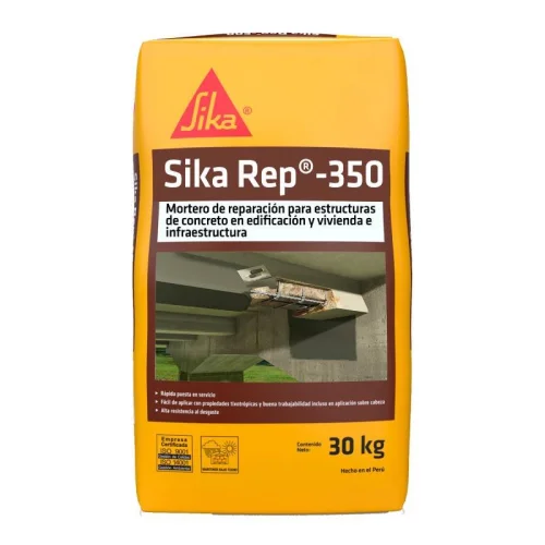 MORTERO REFORZADO PARA REPARACIÓN SIKAREP 350 30KG