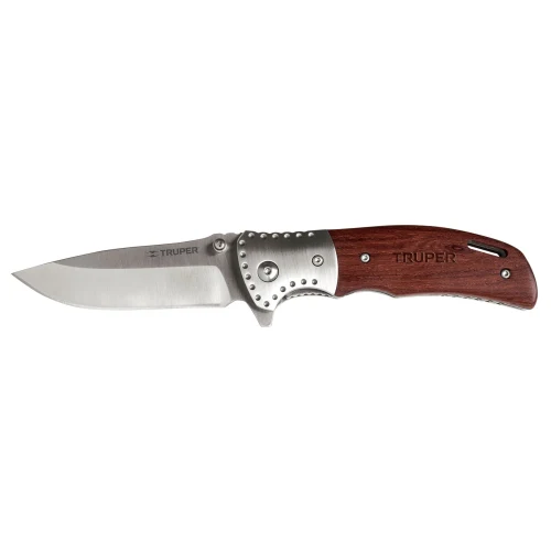 Navaja Abatible 4 1/2" Mango de Madera