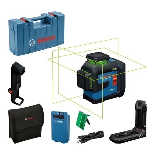 Nivel Láser Verde G de 3 Líneas 30M con Batería 18V