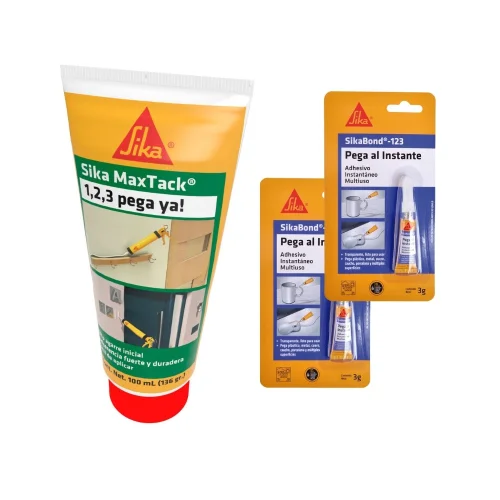 PACK 2 SIKABOND123 PEGA AL INSTANTE MAS 1MAXTACK 100ML