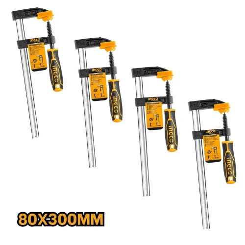 Pack X4 Prensa Sargento Tipo F 80 X 300 MM Industrial