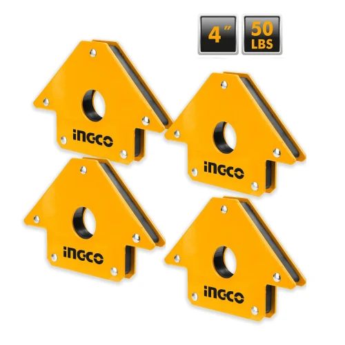 Pack X4 Unidades de Escuadra Magnetica para Soldar 4"