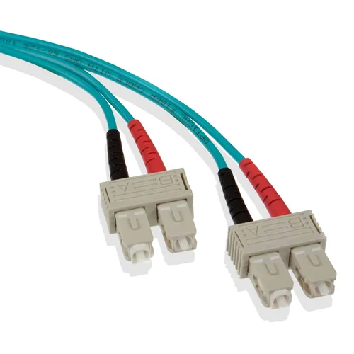 Patch Cord de Fibra Óptica Dúplex Multimodo OM3 SC-SC 3m SISSA