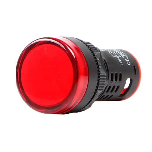 Piloto LED Rojo Compacto 220VAC de 22mm SISSA