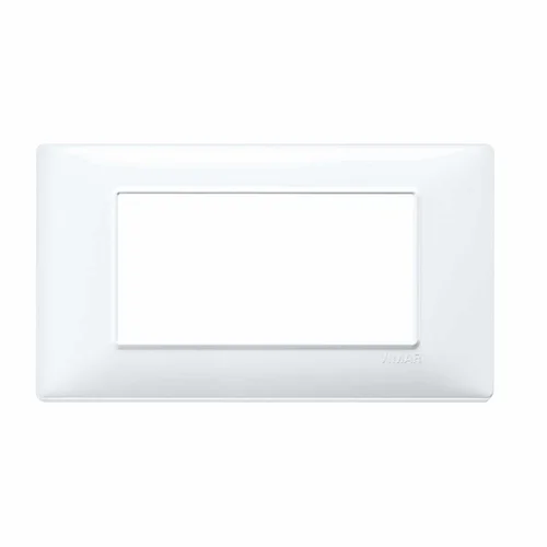 Placa Antibacteriana de 4 Módulos Tecnopolímero Blanco SISSA