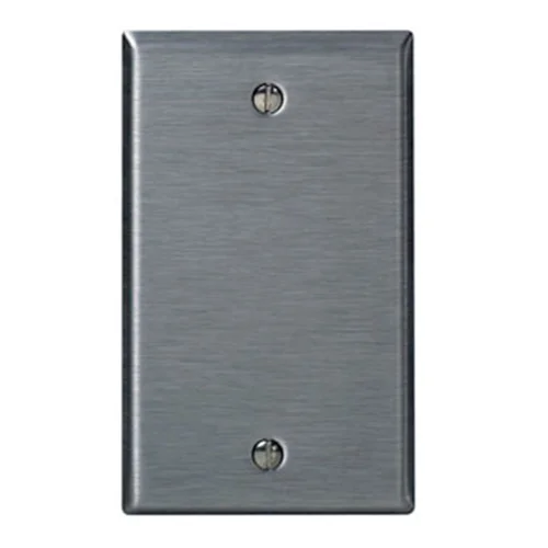 Placa Ciega 2x4 de Acero Inoxidable Leviton 84014