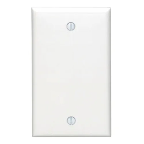 Placa Ciega de Nylon Blanco Leviton 80714-W